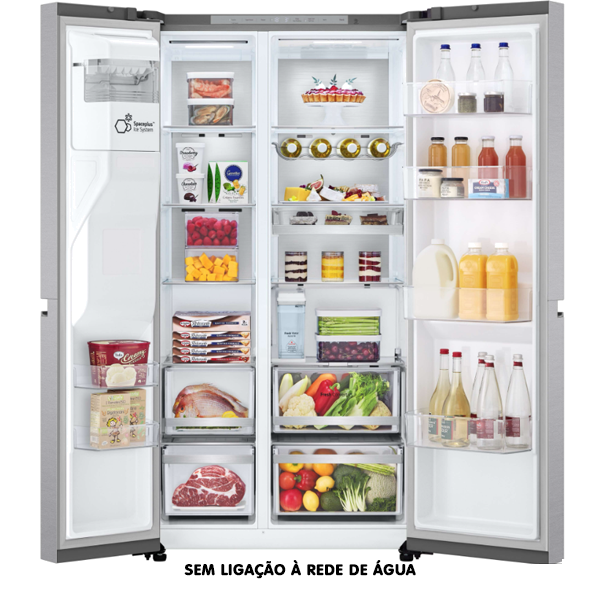 FRIGORIFICO SIDE BY SIDE LG - GSLE 91 MBAC